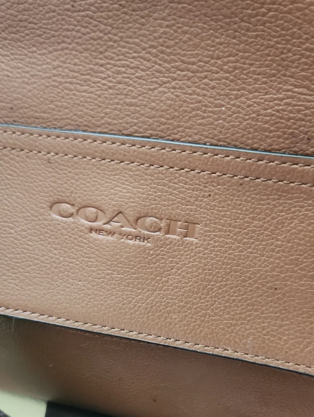 Coach Men's Houston Map Leather Messenger Bag Brown